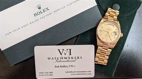 Bob Ridley Services Modern Rolex, Too! 